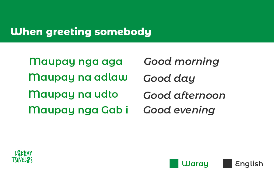 greeting somebody translation